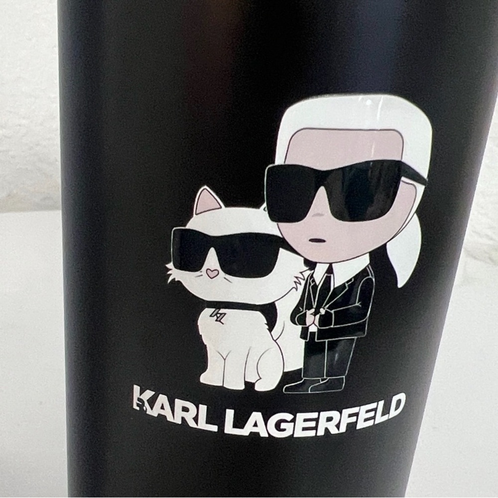Karl Lagerfeld Black water bottle - New